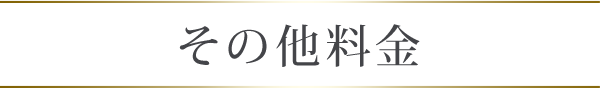 その他料金